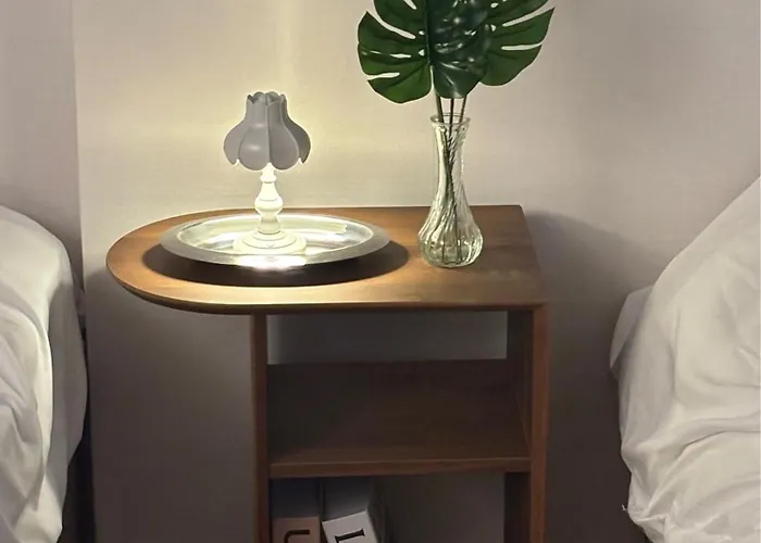 Near Station, 6people, Room2 Bed3, 12pm, Luggage, Ott, Washing Machine Appartement *